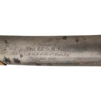 Published Tomes, Son & Melvain Field Grade Cavalry Officers' Sword Presented to Lt. Col. S.M. Fuller - 4th Maine Infantry