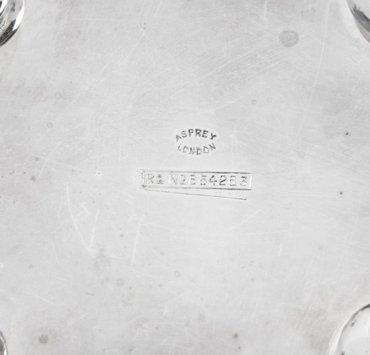 An Asprey and Co. Silver Four-Piece Tea and Coffee Service