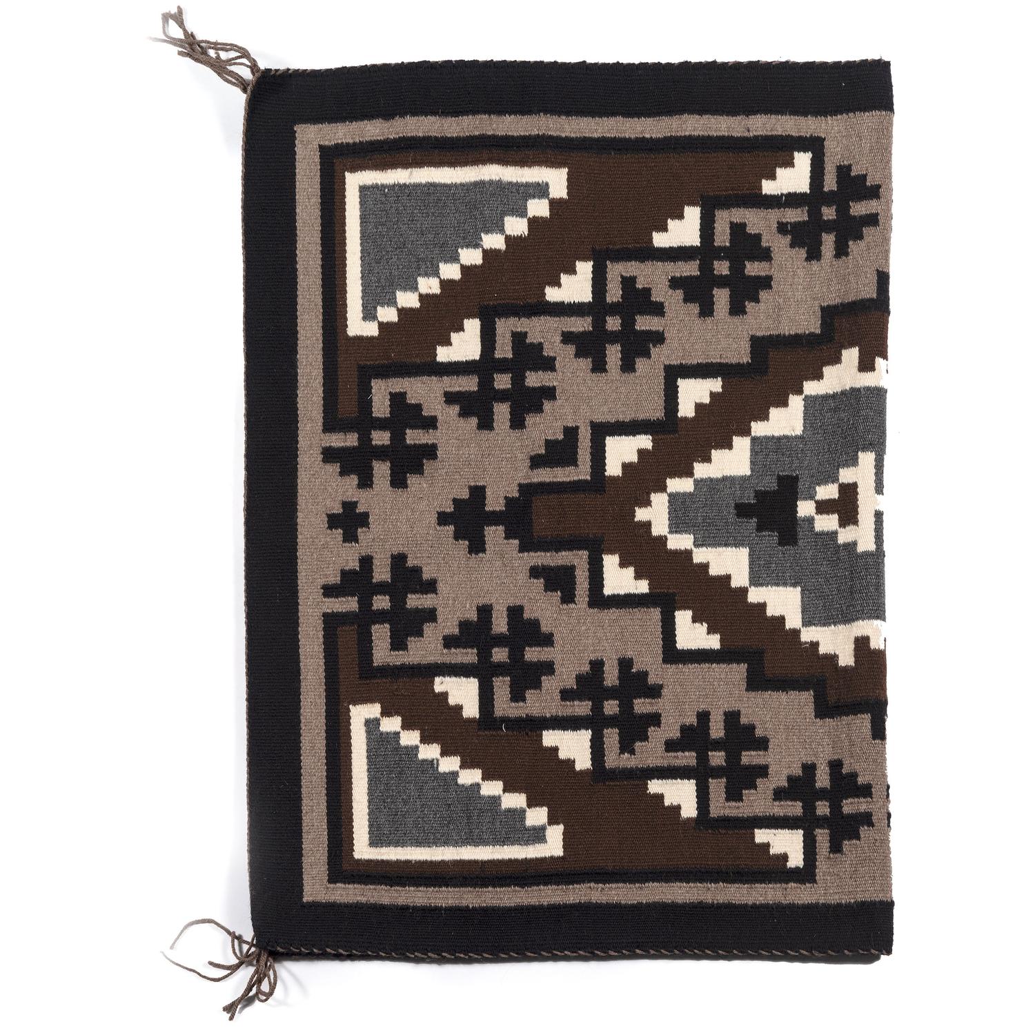 Navajo Two Grey Hills Weaving / Rug