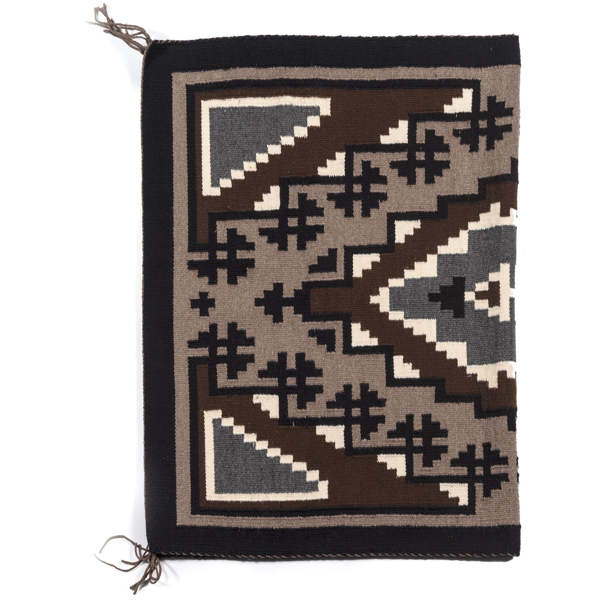 Navajo Two Grey Hills Weaving / Rug