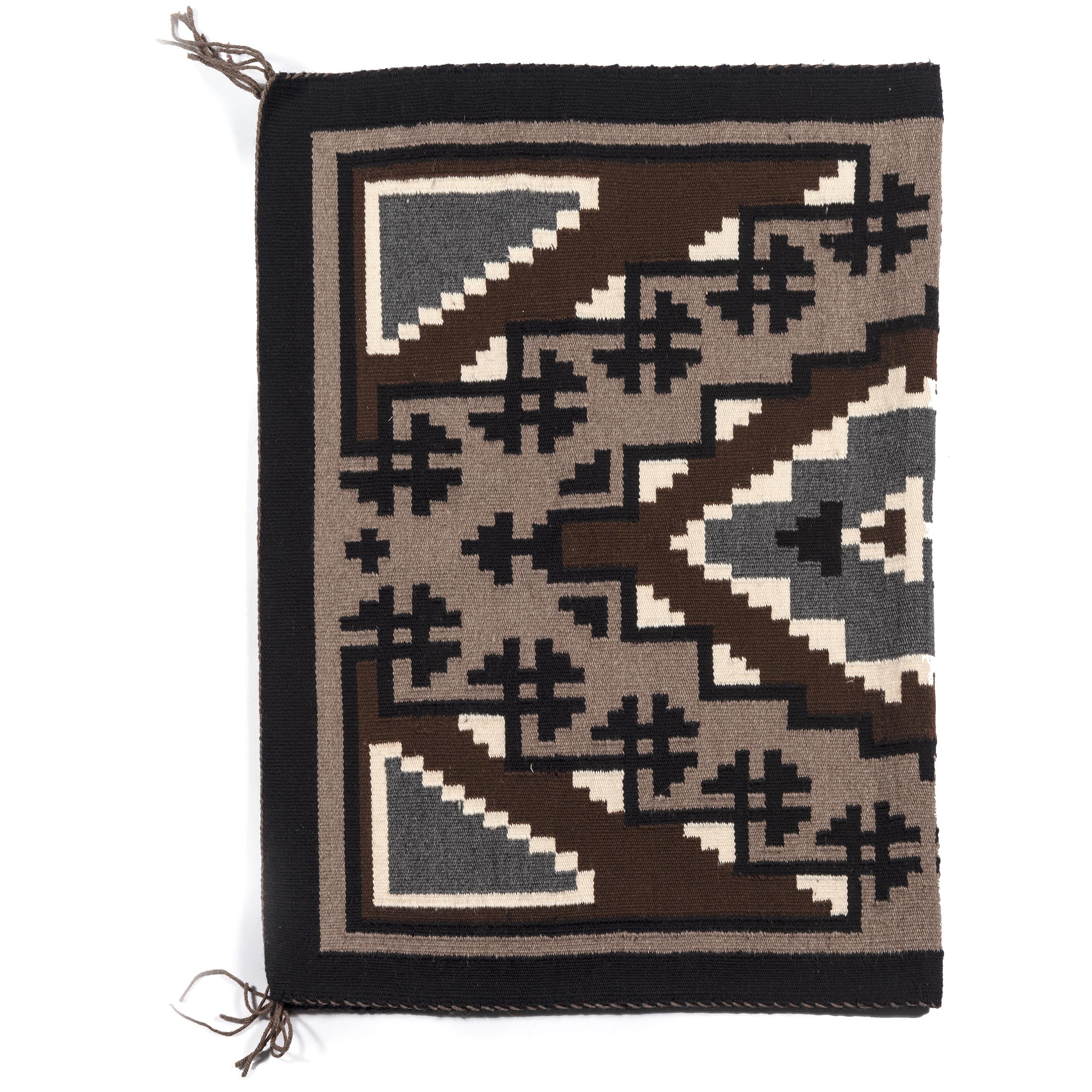 Navajo Two Grey Hills Weaving / Rug