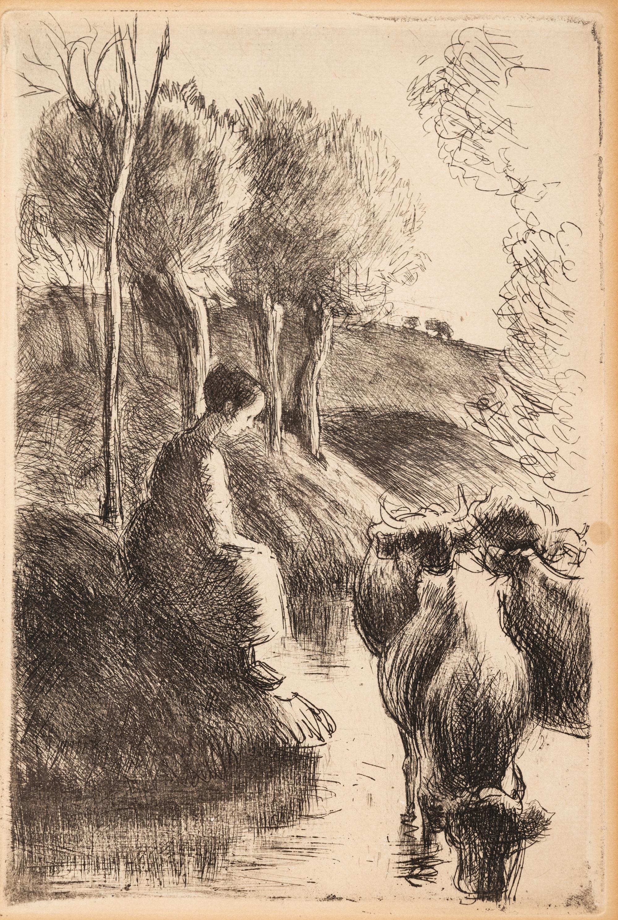 Vachère au bord de l'eau and Les Faneuses