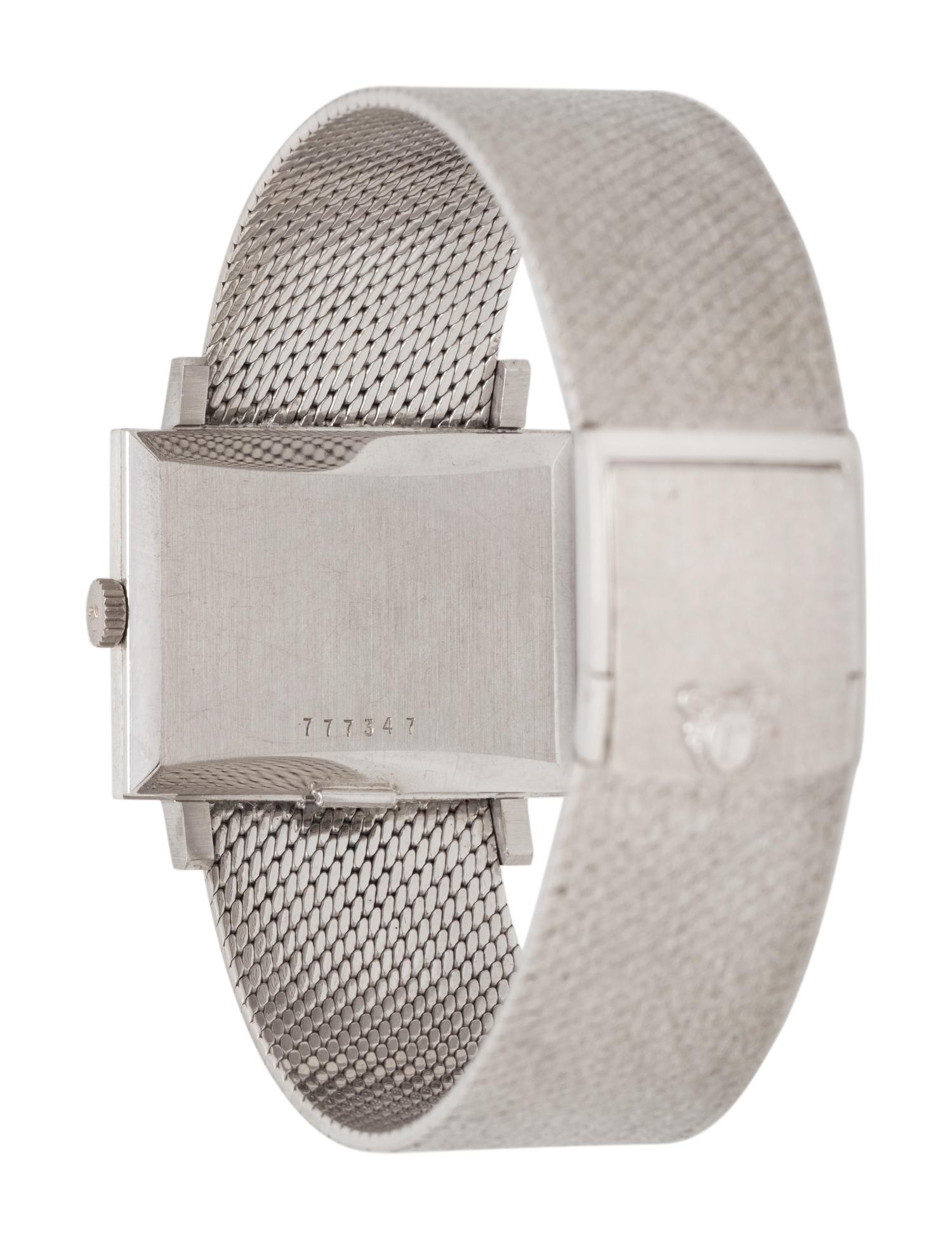 JUVENIA, 18K WHITE GOLD WRISTWATCH