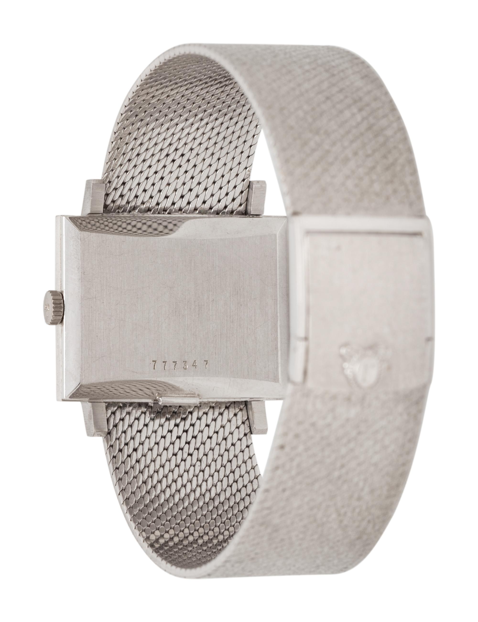 JUVENIA, 18K WHITE GOLD WRISTWATCH