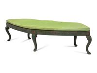 An Italian Polychrome Painted Bench