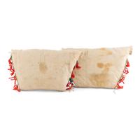 Sioux Beaded Hide Possible Bags, Matched Pair
