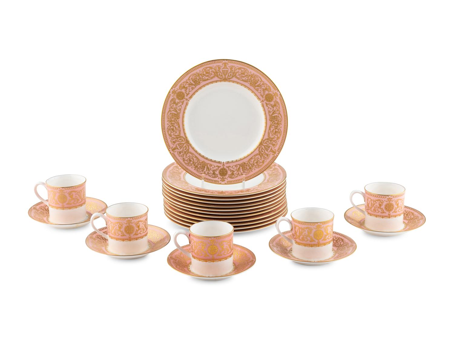 A Royal Worcester Porcelain Dessert Service