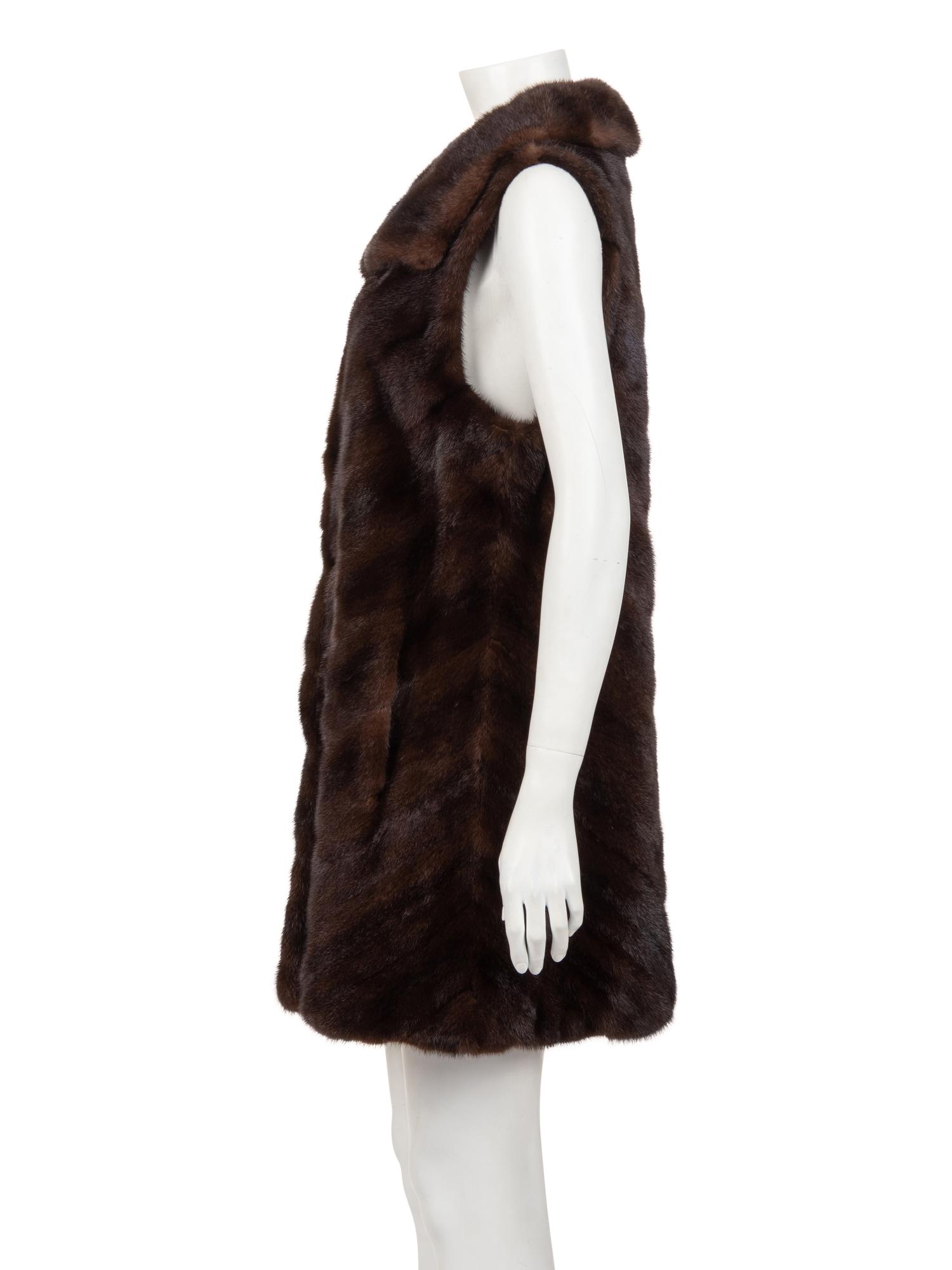 J. Mendel Sleeveless Mink Vest
