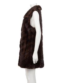 J. Mendel Sleeveless Mink Vest
