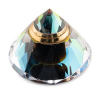 Three Czech Cut Glass Perfume Bottles