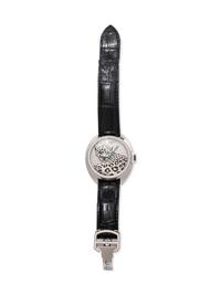 CARTIER, 18K WHITE GOLD AND DIAMOND REF. HP101017 'CLÉ DE CARTIER PANTHER DECOR' WRISTWATCH