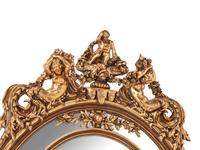 A Napoleon III Style Giltwood and Gilt Composition Mirror