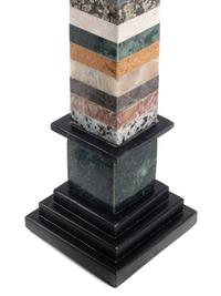 A Pair of Specimen Marble Obelisks