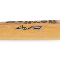 A Willie Mays Signed Autograph Bat (Beckett Authentication Services Letter)