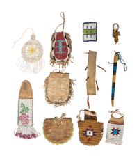 Assorted Collection of Plains and Plateau Beadwork