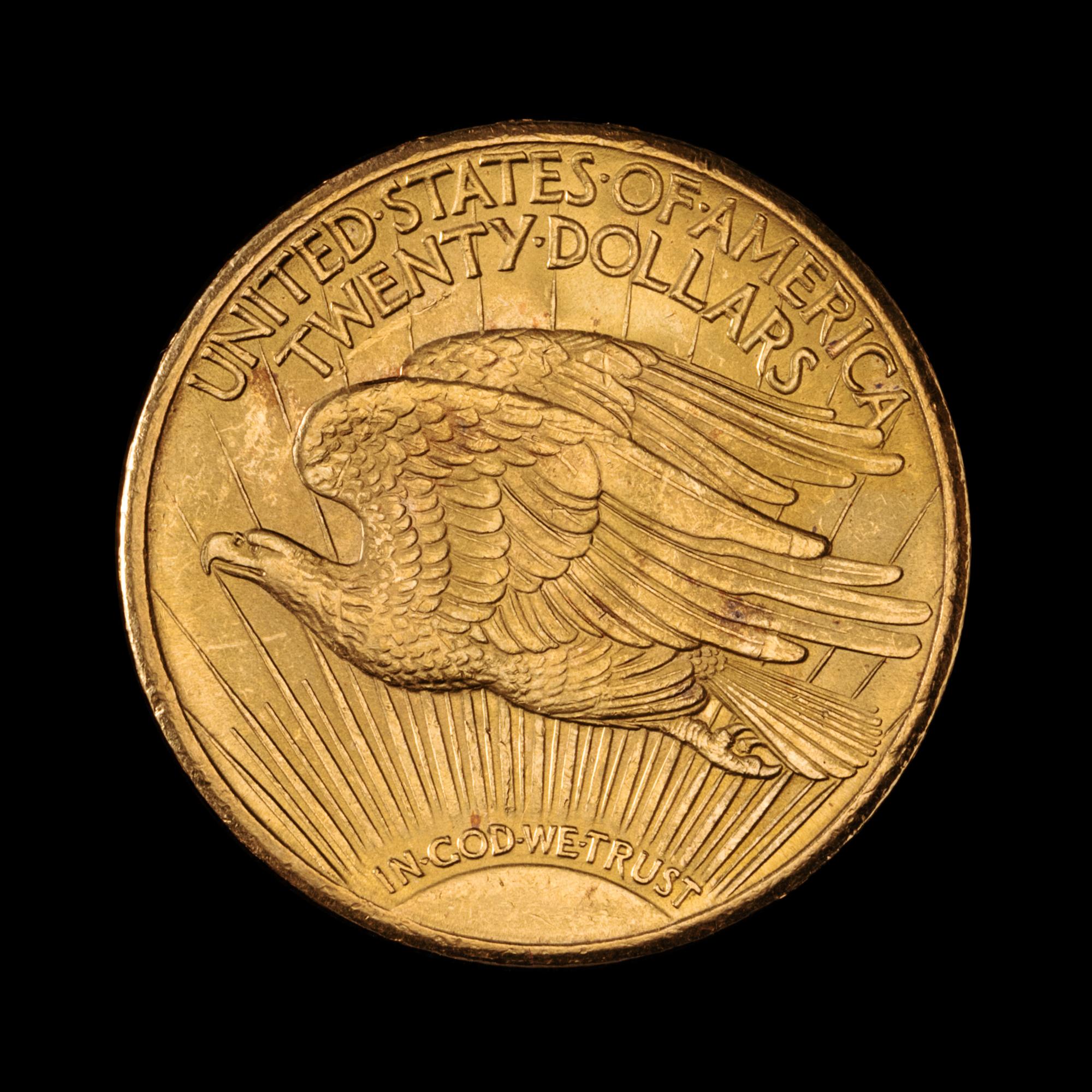 A United States 1925 Saint-Gaudens $20 Gold Coin