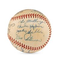 A 1952 San Antonio Missions Team Signed Autograph Baseball