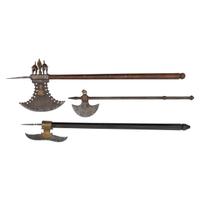 Lot of 3 Indo-Persian Axes