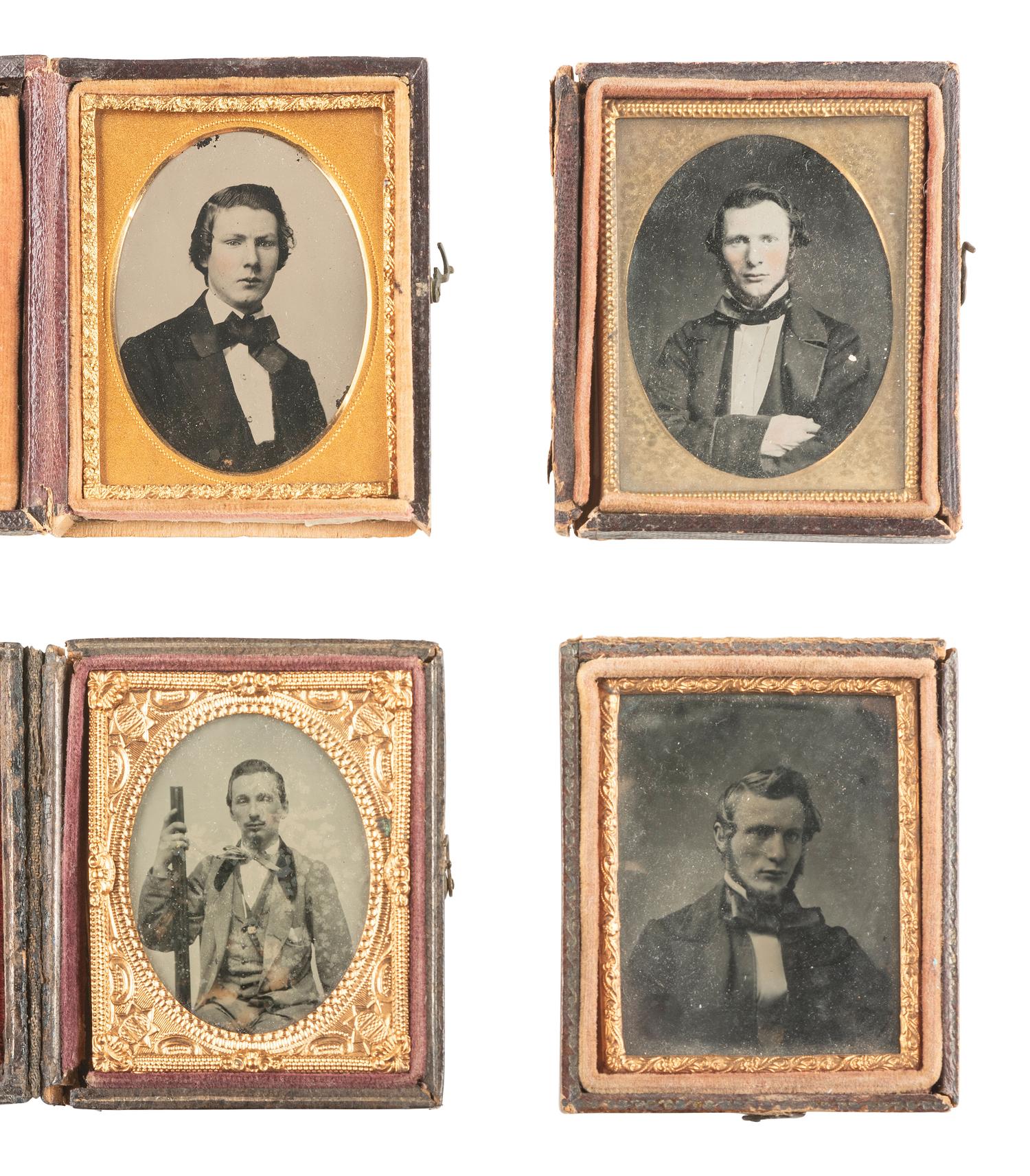 [EARLY PHOTOGRAPHY]. 27 assorted cased images.