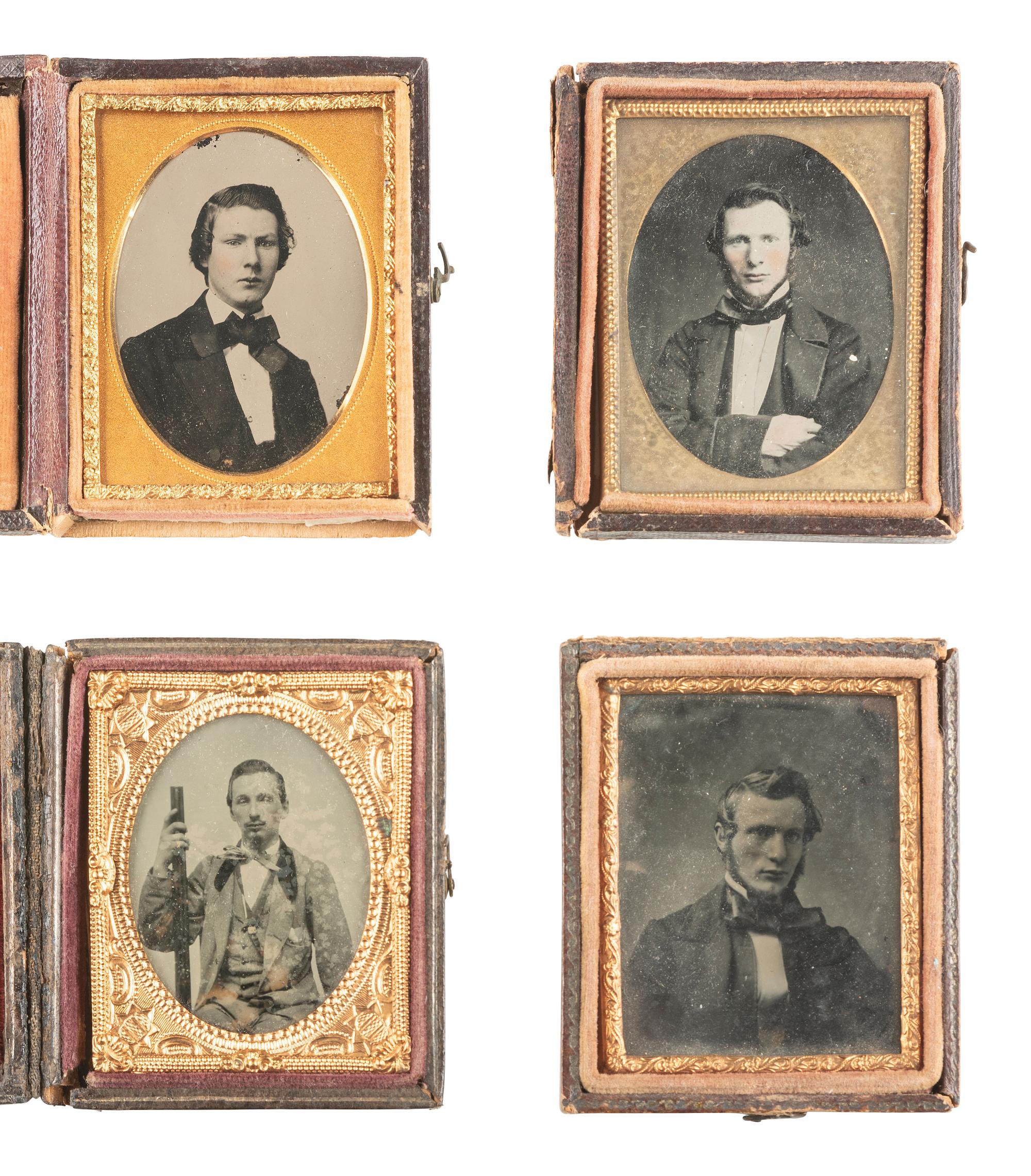 [EARLY PHOTOGRAPHY]. 27 assorted cased images.