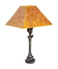 A Bronze Figural Lamp in the Style of Giacometti