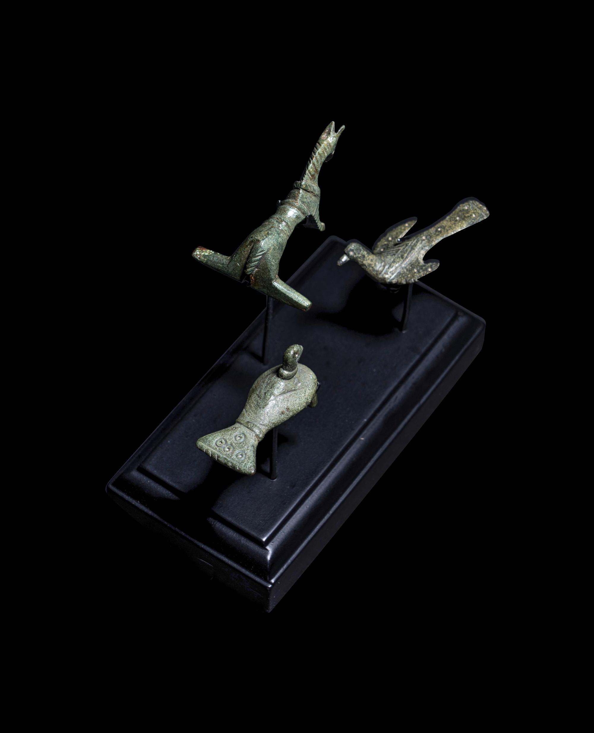 Three Roman Bronze Fibulae
