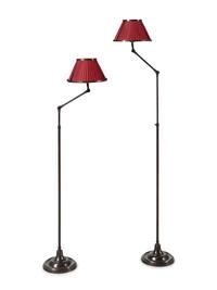 A Pair of Cantilevered Floor Lamps