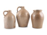 Three Stoneware Vessels