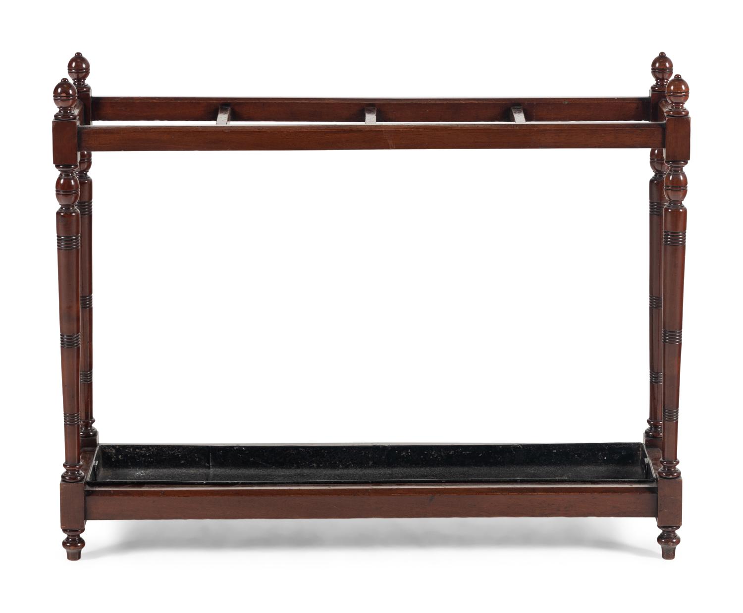 A Large English Mahogany Umbrella Stand