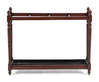 A Large English Mahogany Umbrella Stand