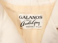 Galanos, Pleated-Sleeve & Whipcord Dress