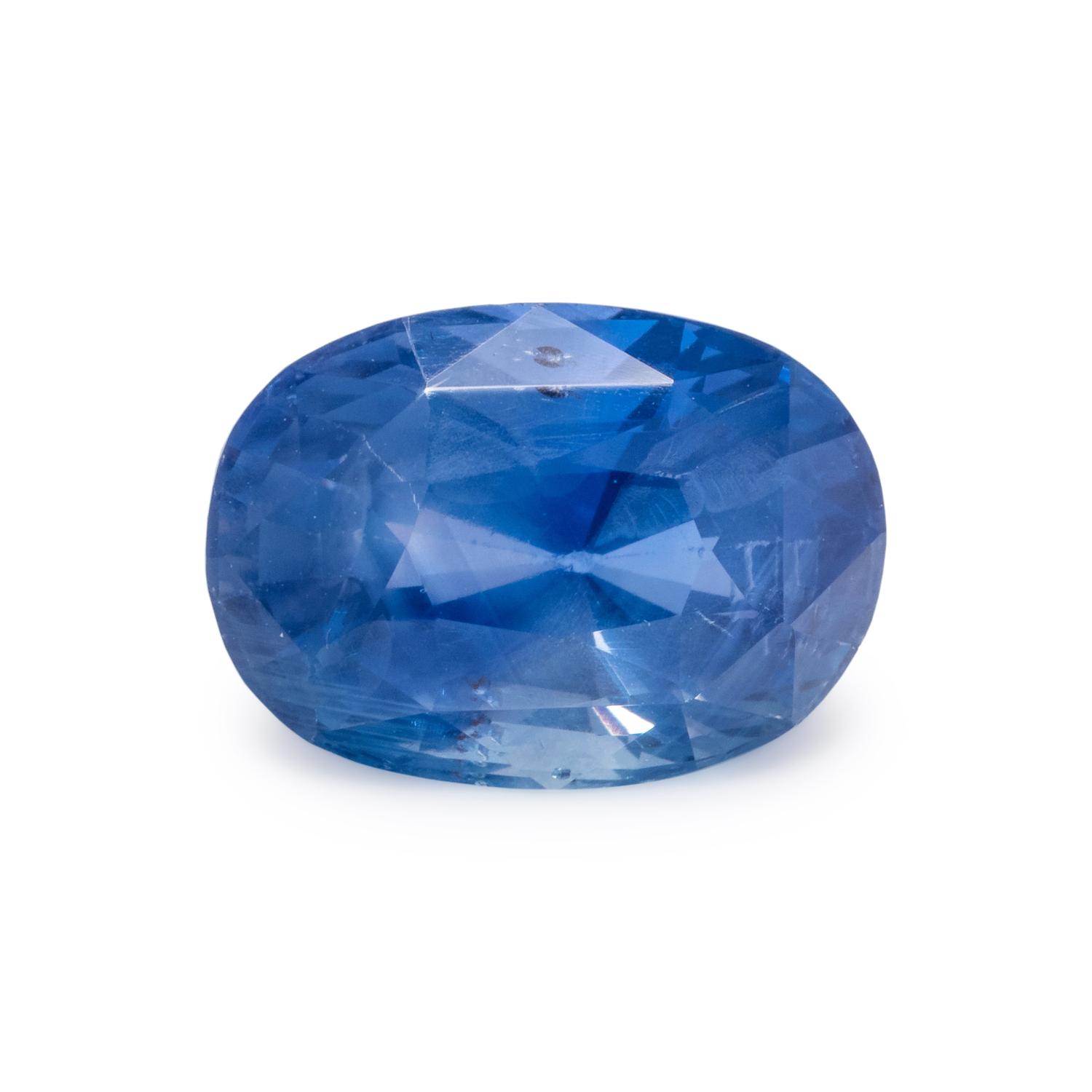 10.95 CARAT OVAL MODIFIED MIXED CUT SAPPHIRE