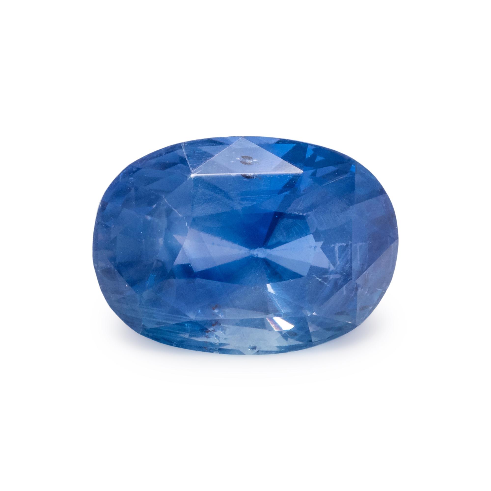 10.95 CARAT OVAL MODIFIED MIXED CUT SAPPHIRE
