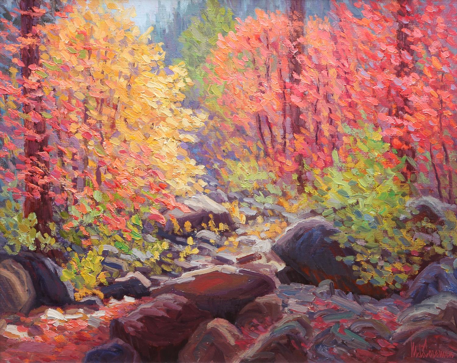 Michael L ML Coleman 20 x 24 inches — (American, b. 1941)