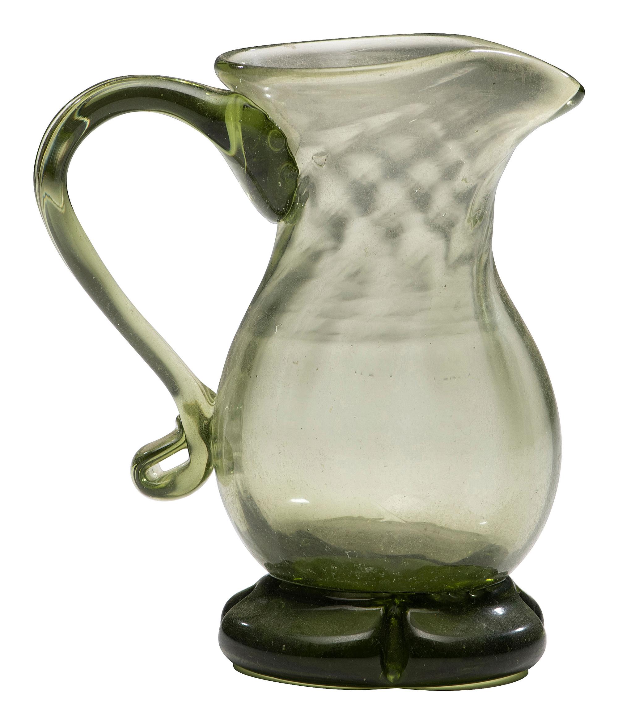 [AMERICANA]. A trio of glass vessels, comprising: