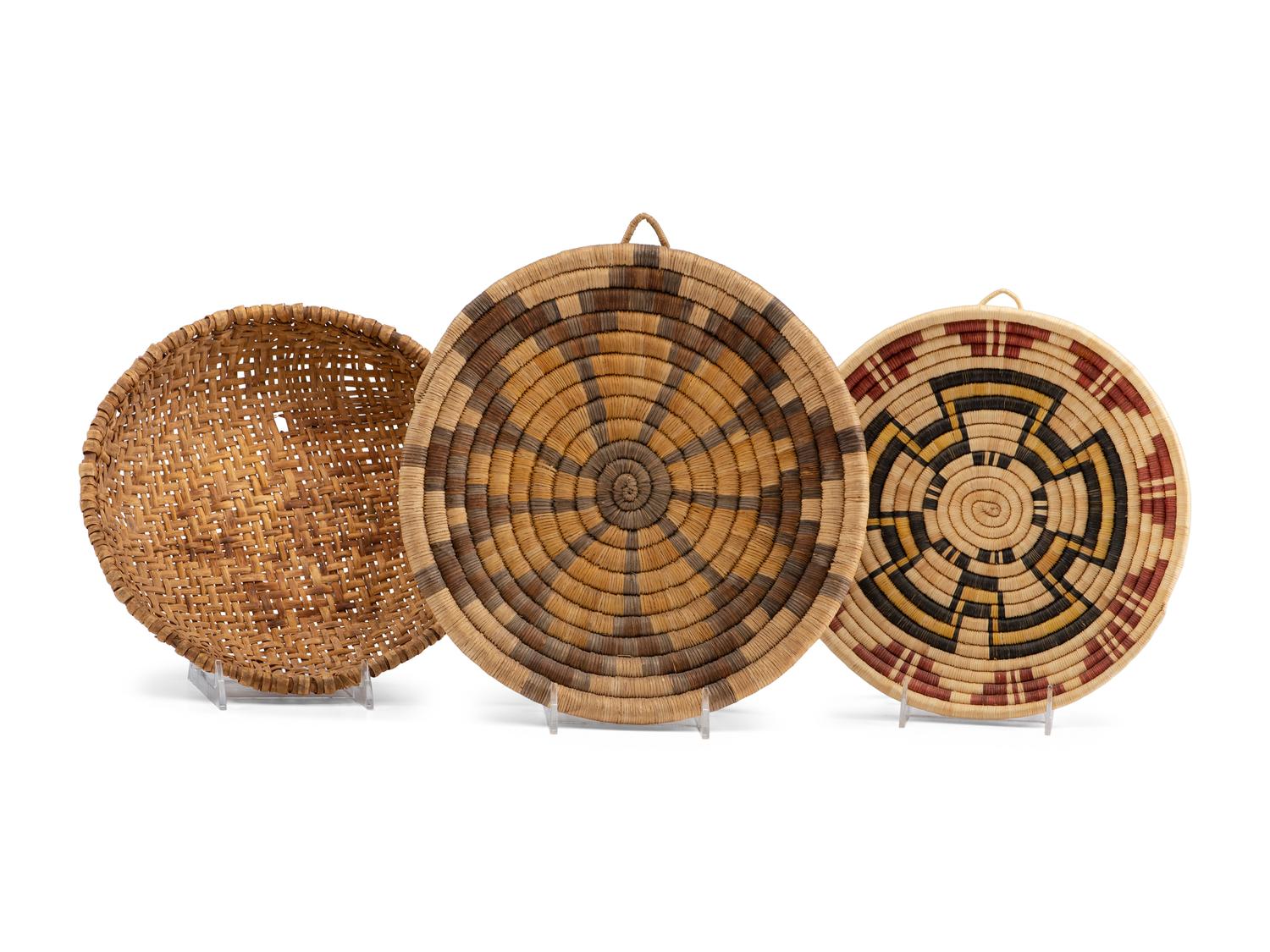 Hopi Second Mesa Basketry Plaques