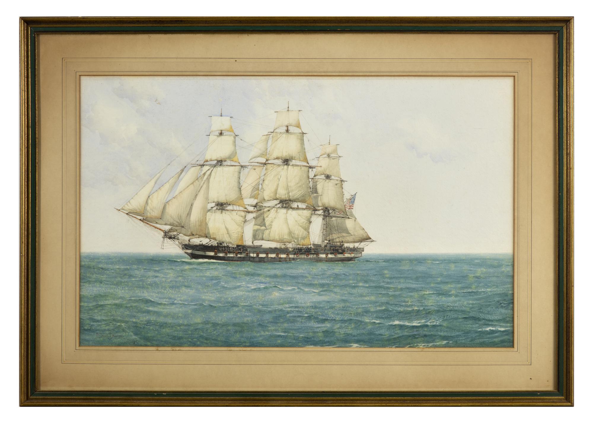 USS Constitution (Old Ironsides) , 1950
