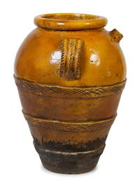 A Pair of Large Italian Terracotta Oil Jugs — 20TH CENTURY