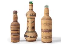 Makah Basketry Bottles