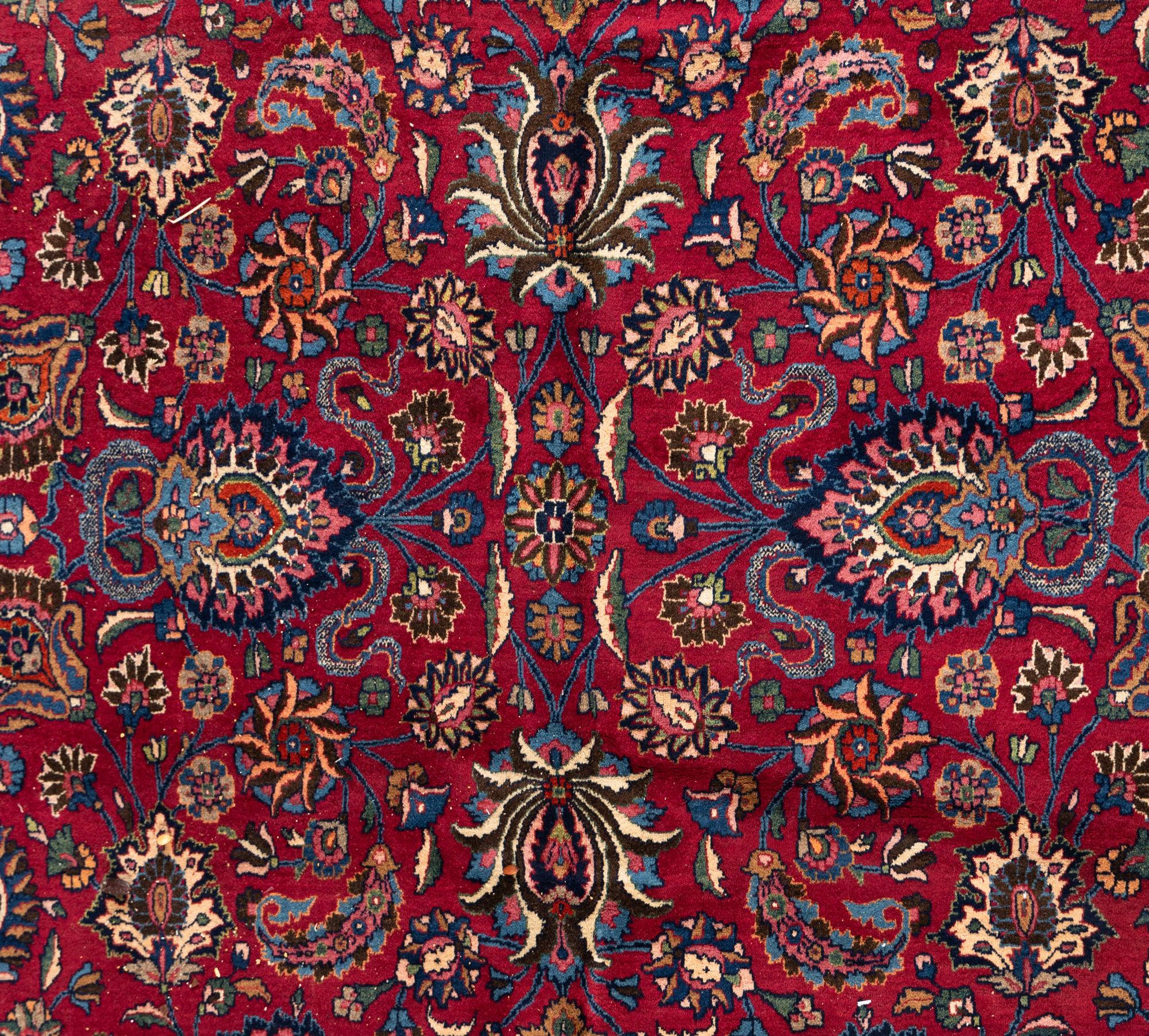 A Mashhad Wool Rug