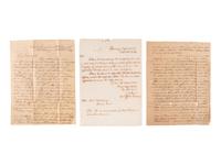 [WAR OF 1812]. A group of signatures from veterans of the War of 1812, including: