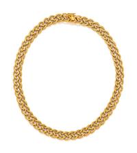 BUCCELLATI, YELLOW GOLD ‘CREPE DE CHINE’ NECKLACE