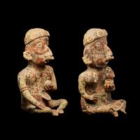 Two Nayarit Seated Figures