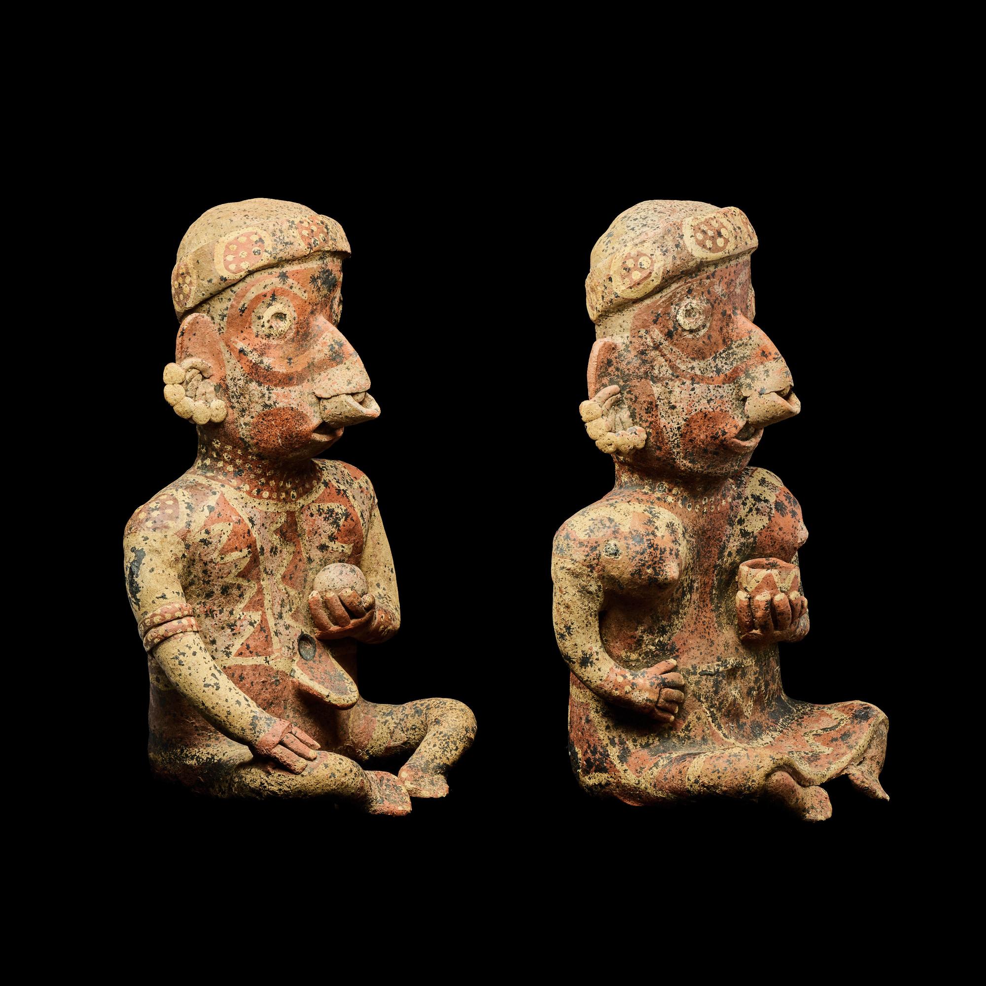 Two Nayarit Seated Figures