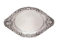 A German Silver Bread Dish