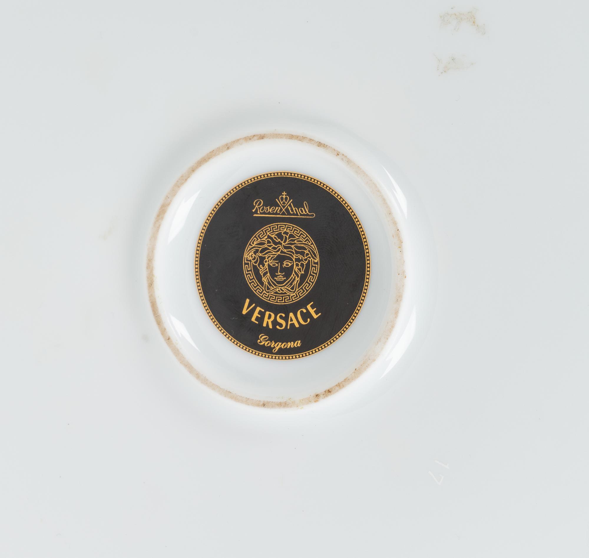 Four Versace Porcelain Table Articles