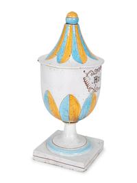 An Italian Faience Large Urn