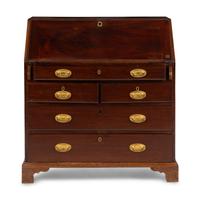 A George III Mahogany Slant-Front Desk