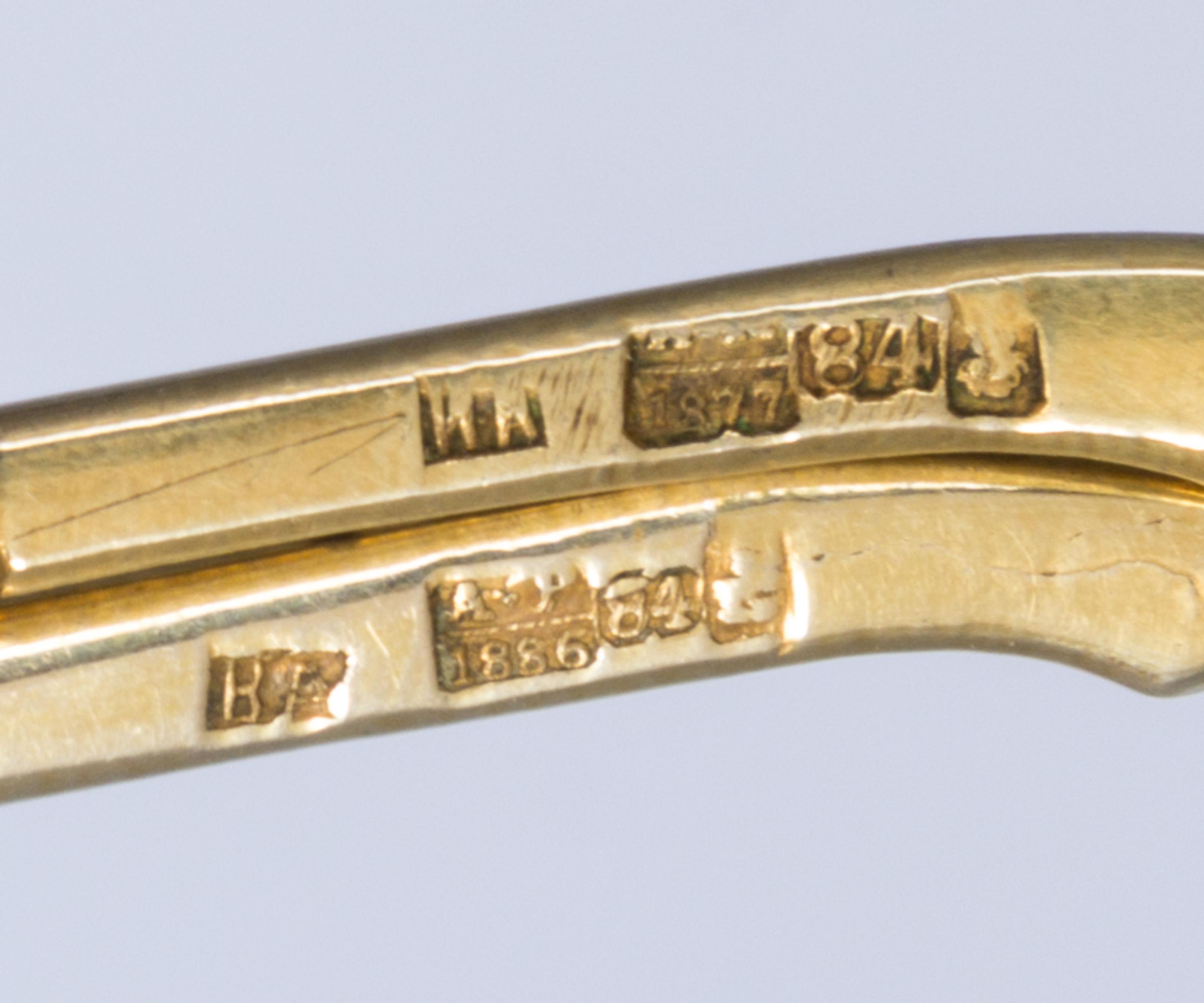 Two Russian Silver-Gilt Spoons, Various makers, Moscow, late 19th century, the underside of one bowl with niello geometric decoration,