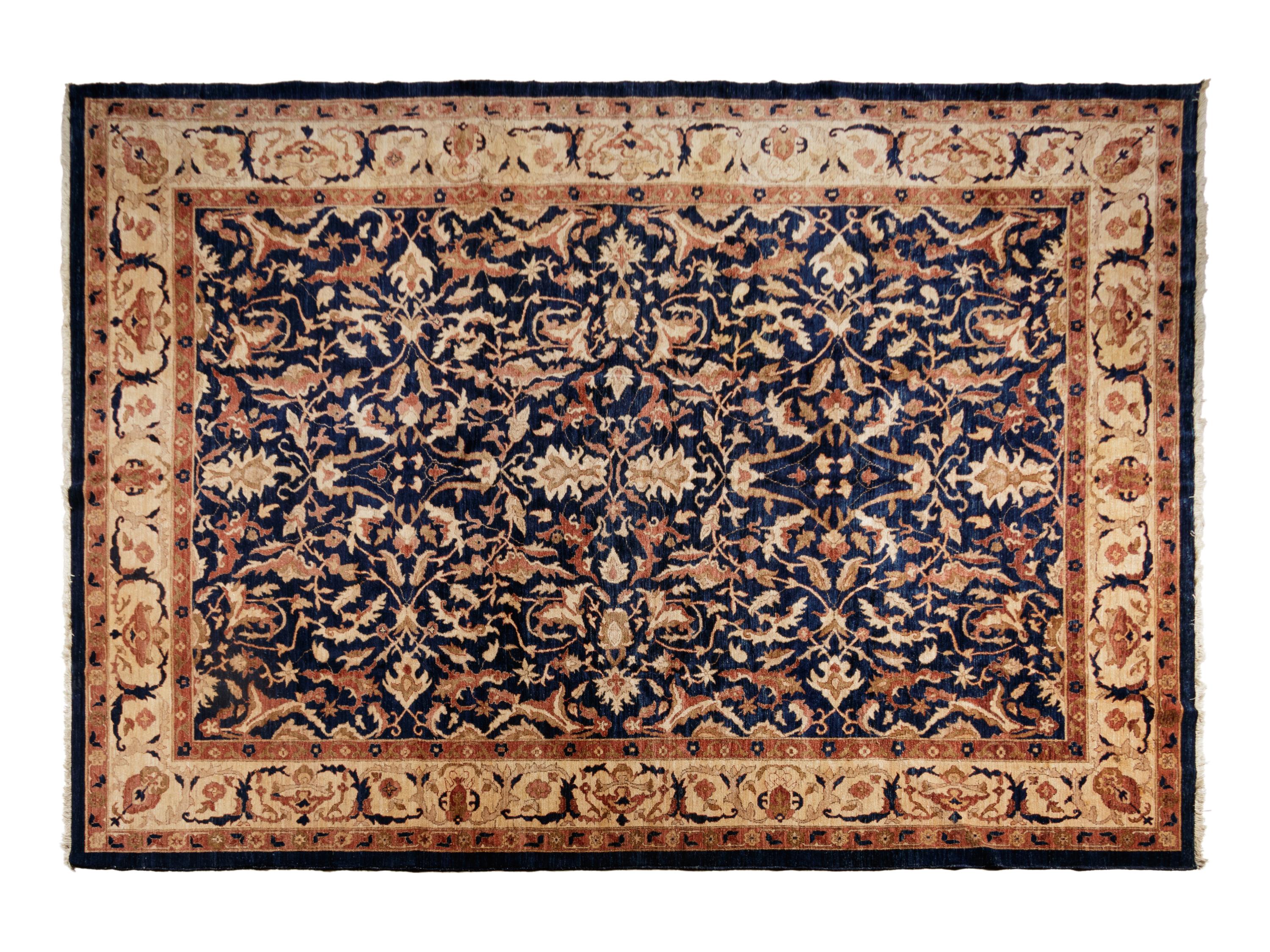 A Kashan Wool Rug